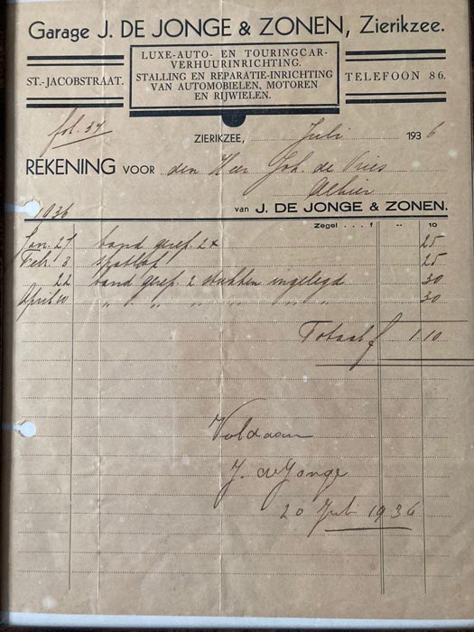 Jan de Jonge fietsen geschiedenis