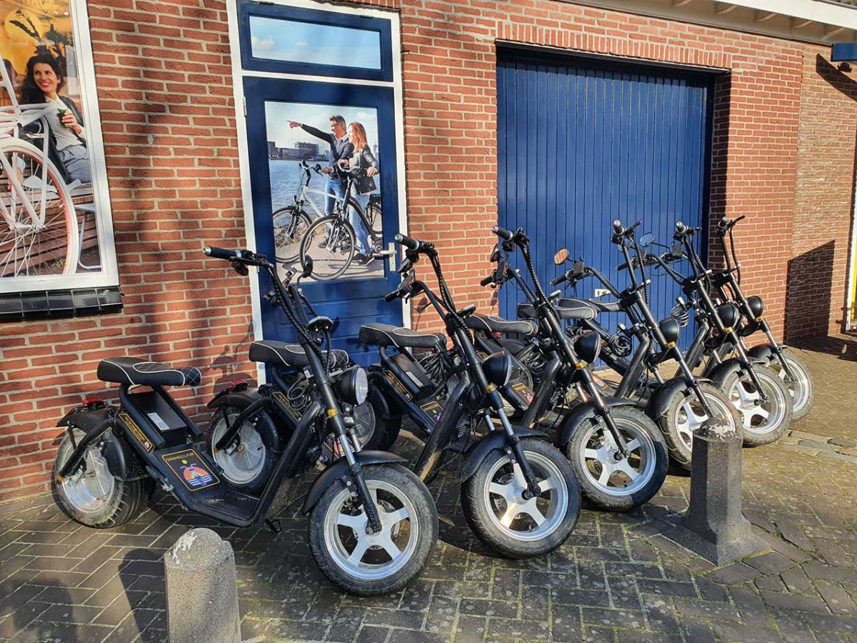 Jan de Jonge fietsen e-Chopper huren