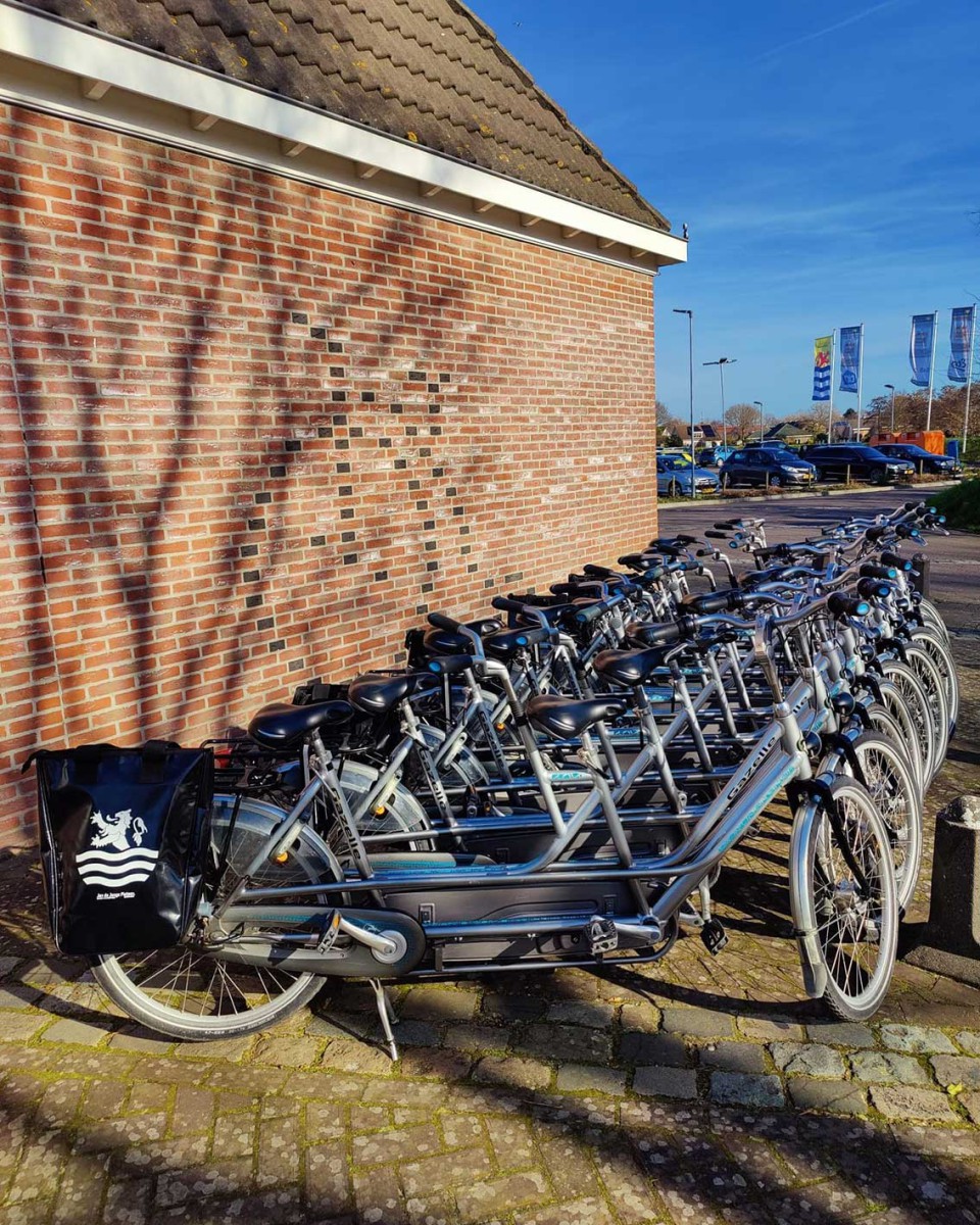 Jan de Jonge fietsen tandem huren in Zeeland