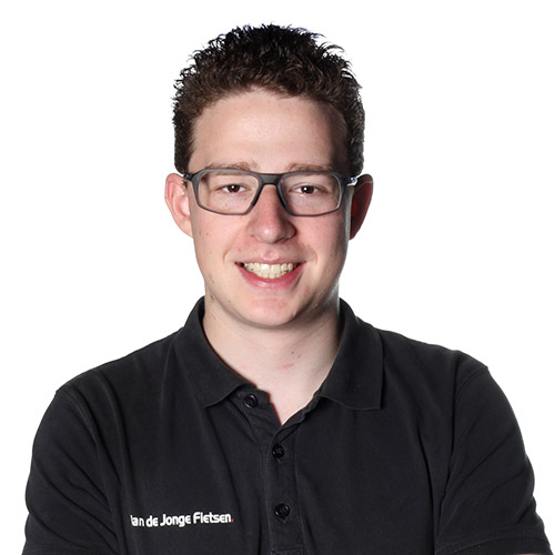 Jan de Jonge fietsen teamleden Floris Kristalijn